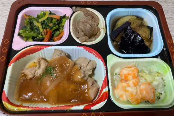 07 鶏のデミソース仕立て①