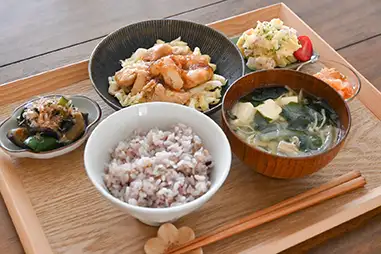 （５）食事の量を戻してみる