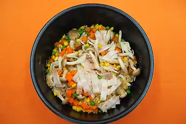 （２）野菜たっぷりの玄米リゾット